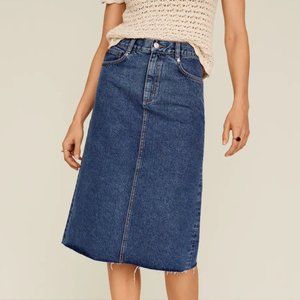 Mango Midi denim skirt - NWT